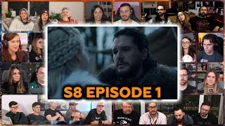 Full Game Of Thrones Season 8 Episode 1 Reaction Mashup