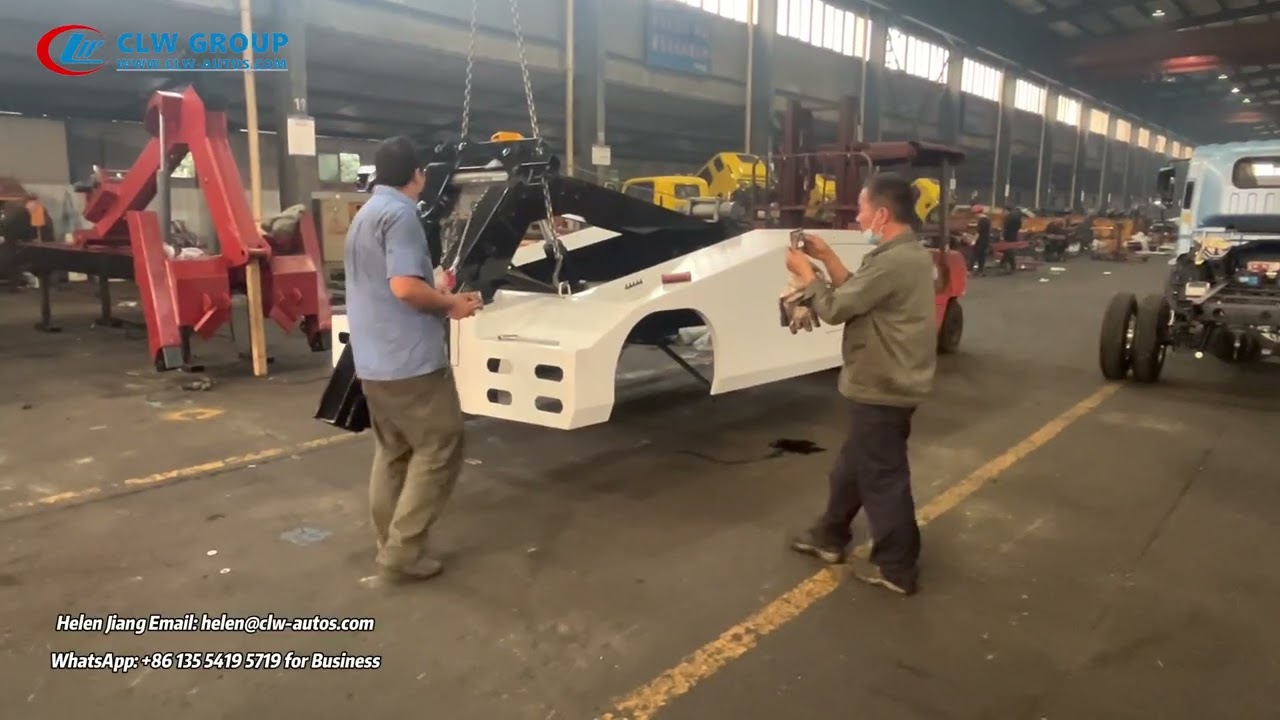 Rear Underlift Under Wheel Lifting Testing Show-3Tons Integrated Wrecker Tow ruck Body