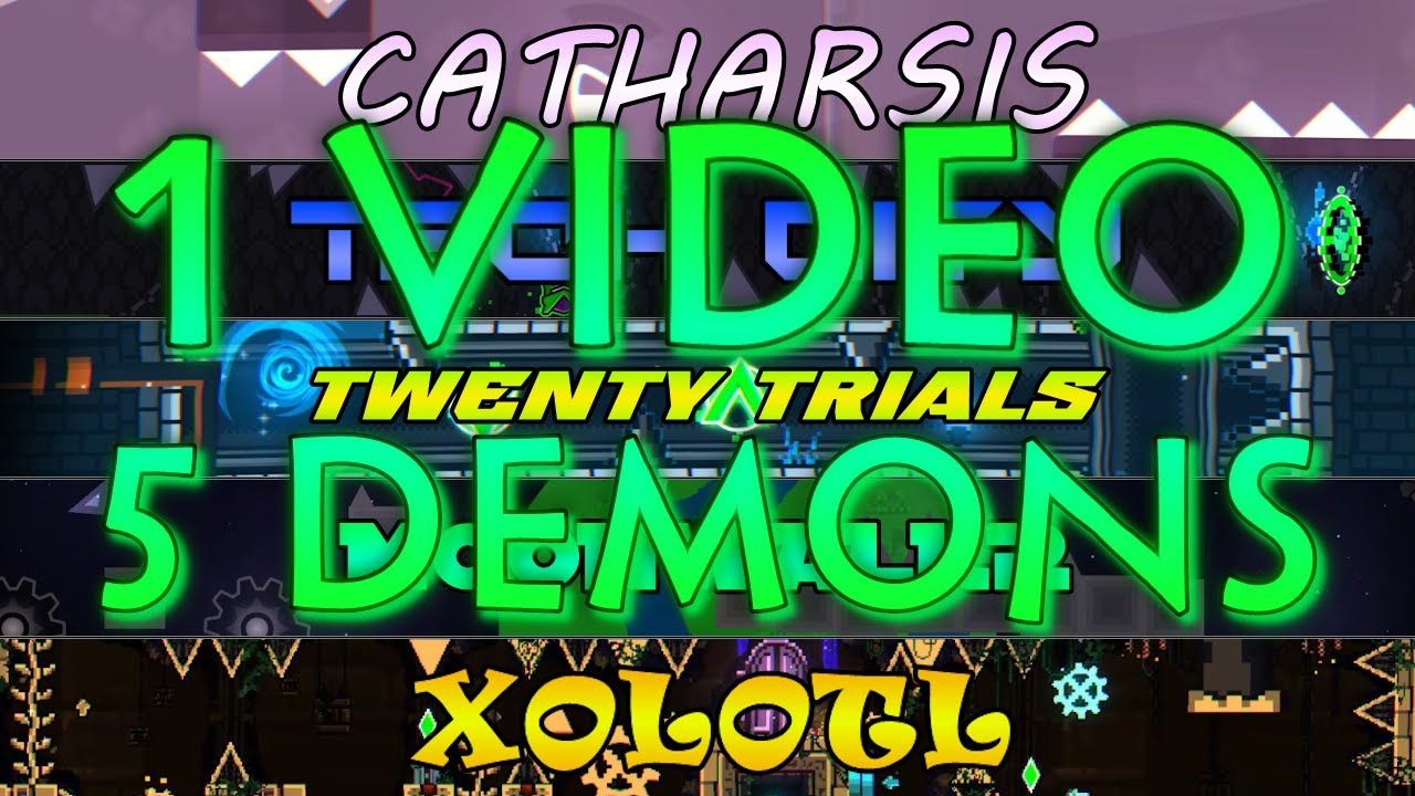 5 Platformer Demons in 1 Video #1 | Geometry Dash 2.2 - YouTube