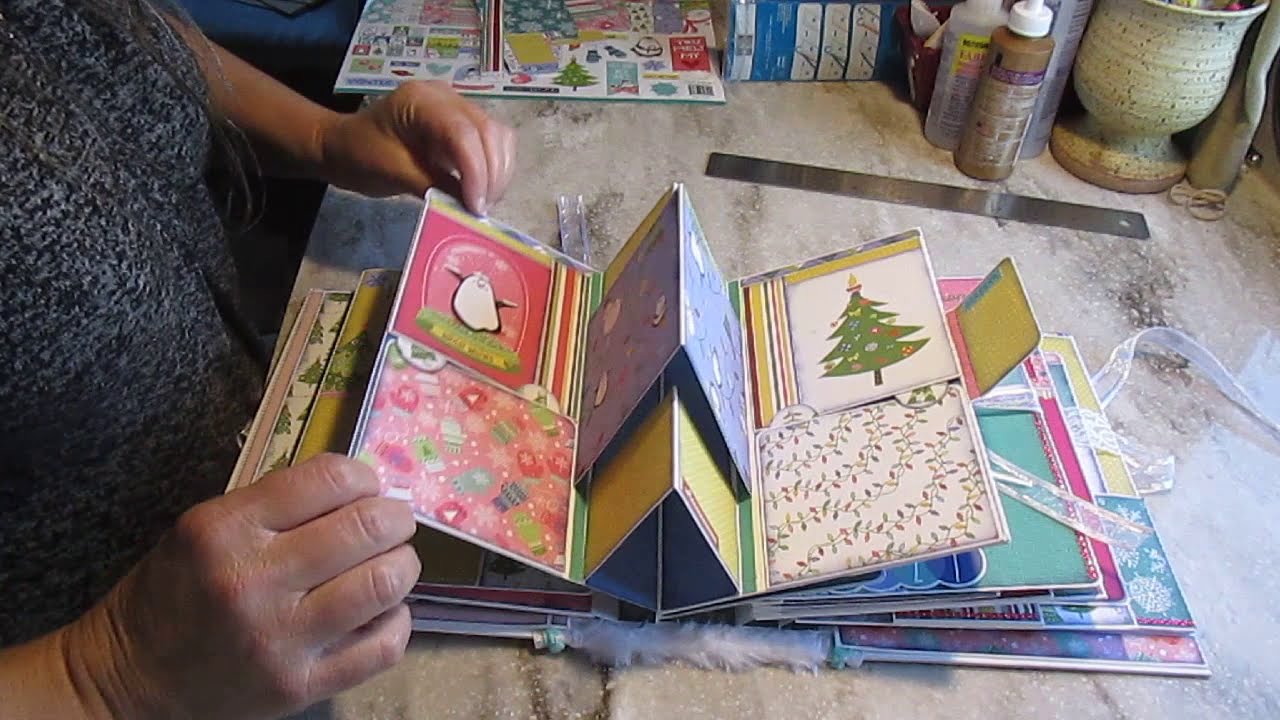 Album "Popup" Le dévoilement Scrapbooking YouTube