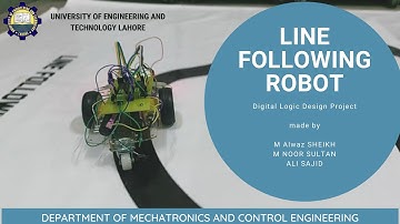 Line Following Robot from scratch using MUX (Combinational Logic) | Mechatronics | UET