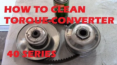 How to Clean a Torque Converter, 40 Series