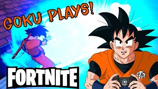 Goku Plays Fortnite