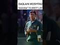 Saqlain Mushtaq Doosra To Dismiss Brett lee #cricket #yt #cricketshorts