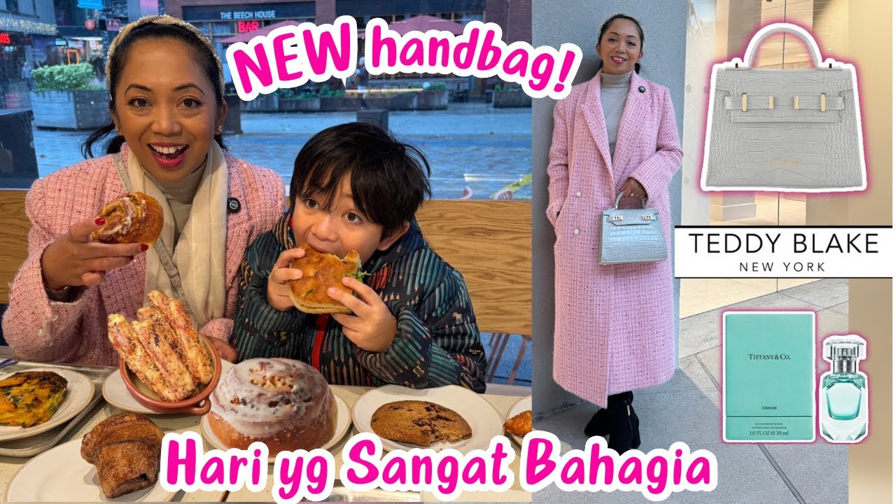 HAPPY BANGET DAPET TAS BARU, PERFUME BARU DARI MAX DAN MAKAN2 PASTRY ENDUL #teddyblake