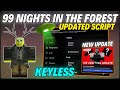 🔥[ BEST ] 99 Nights in The Forest Script *KEYLESS* | Auto Rescue, Kill Aura, Auto Win &amp; More! 2025