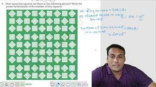 9. How many tiny squares are there in the following picture? Write theprime factorisation of the num