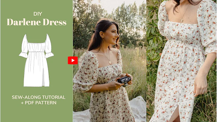 DIY Darlene Square Neck Dress Tutorial - tintofmin...