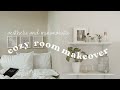 aesthetic room makeover 2021🪴 | minimalist, pinterest-inspired, cozy