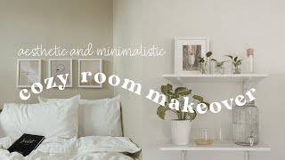 Aesthetic Room Makeover🪴 Minimalist, Pinterest - Inspired, Cozy