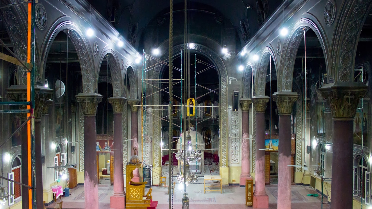 بث مباشر بصخة الجمعه العظيمة من كنيسه الشهيد العظيم مارجرجس بسوهاج 2017