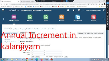 Annual Increment in KALANJIYAM