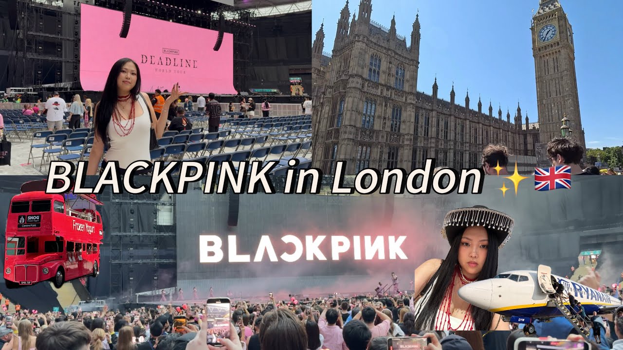 BLACKPINK тоглолт үзэхээр Лондон нисэв. ✨💖🫨🇬🇧