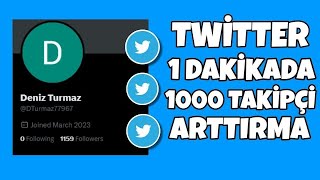 TWİTTER 1 DAKKADA 1.000 TAKİPÇİ HİLESİ 2023 - Twitter Takipçi Hilesi 2023