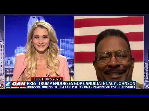 President Trump endorses GOP candidate Lacy Johnson