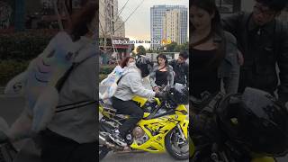 Girl's on dream bike🔥 #trending #viral #video #bike #rider #shorts #zx10r #ktmduke #bmw