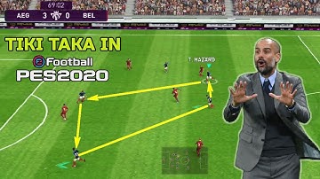 How to play TIKI TAKA in PES2020? | Passing and Changing Positions |