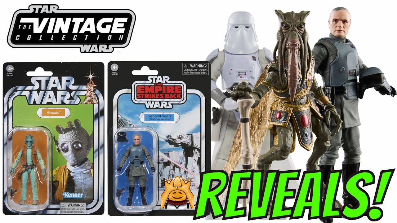 Hasbro Reveal NEW Star Wars The Vintage Collection Figures