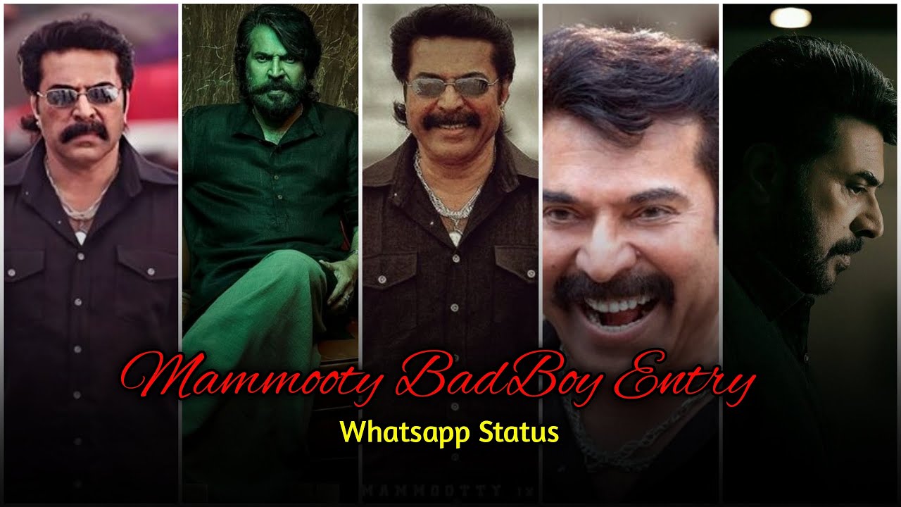 Mammooty Bad Boy Entry Bad boy attitude whatsapp status Shylock