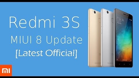 How to Update Xiaomi Redmi 3s/3s Prime official MIUI 7.5.8.0