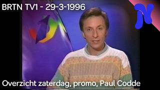 Brtn Tv1  Overzicht Zaterdag Promo Paul Codde Filmfan 2931996