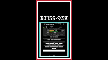 B315S-938 ADMIN CONFIG + Speed Test using External antenna