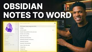 How to Export Obsidian Notes to Word (2026) | Step-by-Step