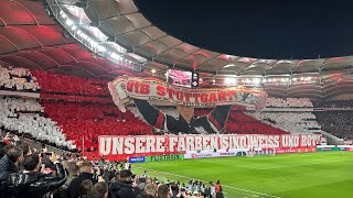 ⚪️🔴 VfB STUTTGART ULTRAS CHOREO TIFO DISPLAY vs BSC YOUNG BOYS 29.01.26 EUROPA LEAGUE #uel #ultras 