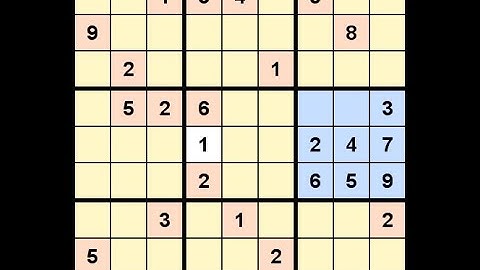 How to Solve Los Angeles Times Sudoku Expert October 7, 2021