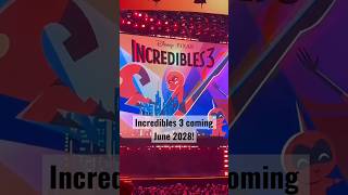 THE INCREDIBLES ARE COMING BACK! 🦸‍♀️ Incredibles 3 Officially Confirmed! #theincredibles