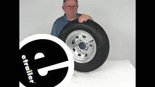 etrailer | Let’s Check Out the Kenda 5.30-12 Bias Trailer Tire with 12" Galvanized Wheel