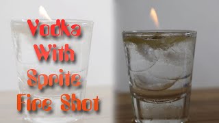 Flaming Shot - Vodka With Sprite || Simple Vodka Cocktail Resimi