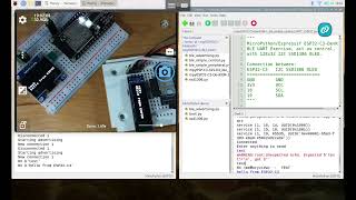 ESP32-C3/MicroPython BLE UART Communication