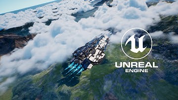 Cinematic Unreal Engine 5 - Rendering 3d - SpaceShip by Oscar Creativo #unrealengine
