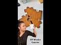 Desi jugaad wooden coasters   shorts crafteraditi ayushiaditicardzone crafteraditi