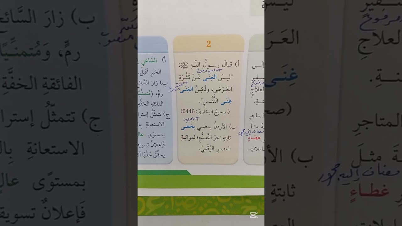 اللغة العربية الصف التاسع شرح درس الأسماء الممدودة والمقصورة والمنقوصة 