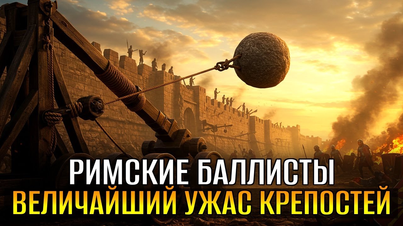 Как ОДНА Римская Баллиста Пробивала Стены Толщиной 6 МЕТРОВ? Поразительная Точность Легионов!