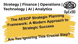 The AESOP Strategic Planning Framework: A Modern Approach to Strategic Success