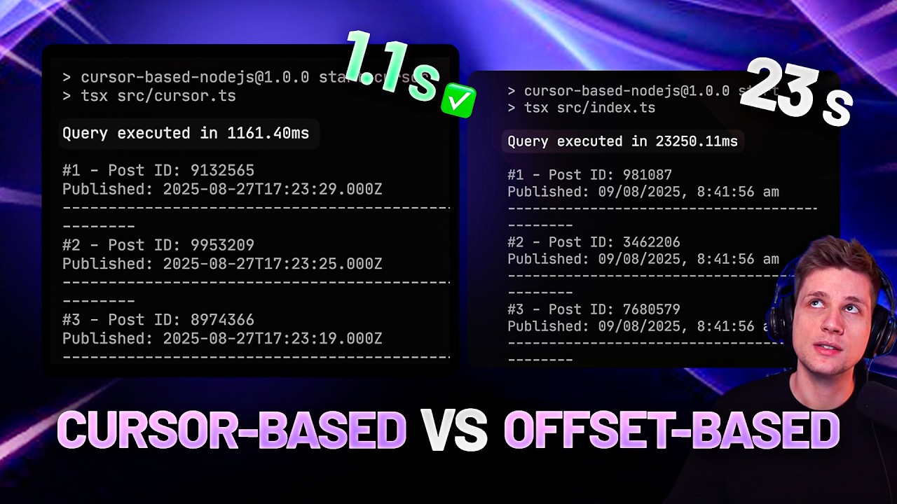 Seu back-end tem paginação? Então veja isso! (cursor-based vs offset-based pagination)
