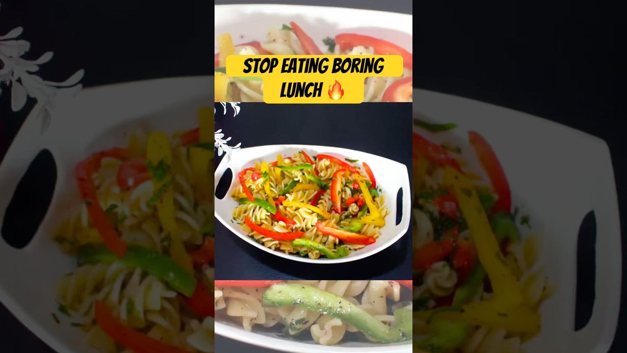This 10-Minute Healthy Pasta Salad Will Change Your Lunch Game 🥗🔥