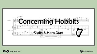Concerning Hobbits (Violin & Harp Duet) - Howard Shore
