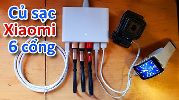 ➤ Mở hộp Củ sạc nhanh Xiaomi 6 cổng USB - 60W Mạnh mẽ và gọn gàng