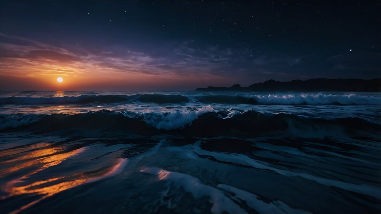 Powerful Ocean Waves Sound For Sleeping π Continuous Ocean Wave To Help ...