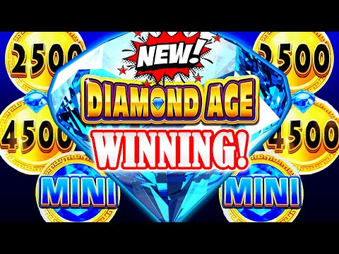 NEW Diamond Age Slot 💎🎰! Back to Back Bonus, Bonus Reel Unlocked, Max Bet Bonus and Double Up Plus!!