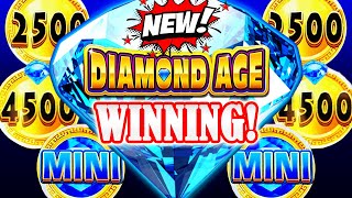 NEW Diamond Age Slot 💎🎰! Back to Back Bonus, Bonus Reel Unlocked, Max Bet Bonus and Double Up Plus!! screenshot 1