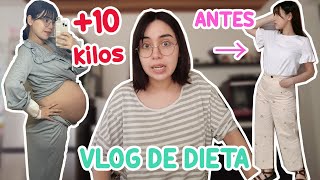 ¡JURO QUE ADELGAZARÉ!  +10 KILOS en el embarazo VLOG DE DIETA | Juli