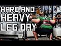 Hard &amp; Heavy Leg Day | Squats &amp; Front Squats