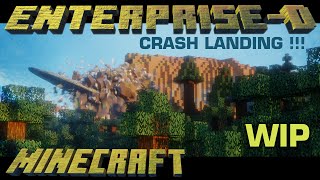 Minecraft Enterprise-D Crash WIP