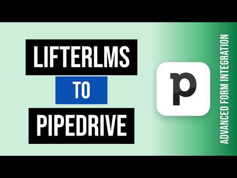 LifterLMS to Pipedrive Integration Tutorial | AFI