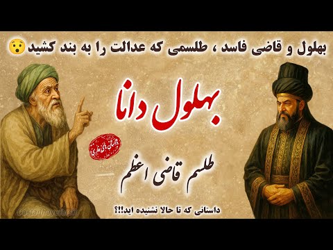 بهلول دانا داستان بهلول دانا و طلسم قاضی اعظم عاقل ترین دیوانه چه کرد داستان های فارسی قصص 